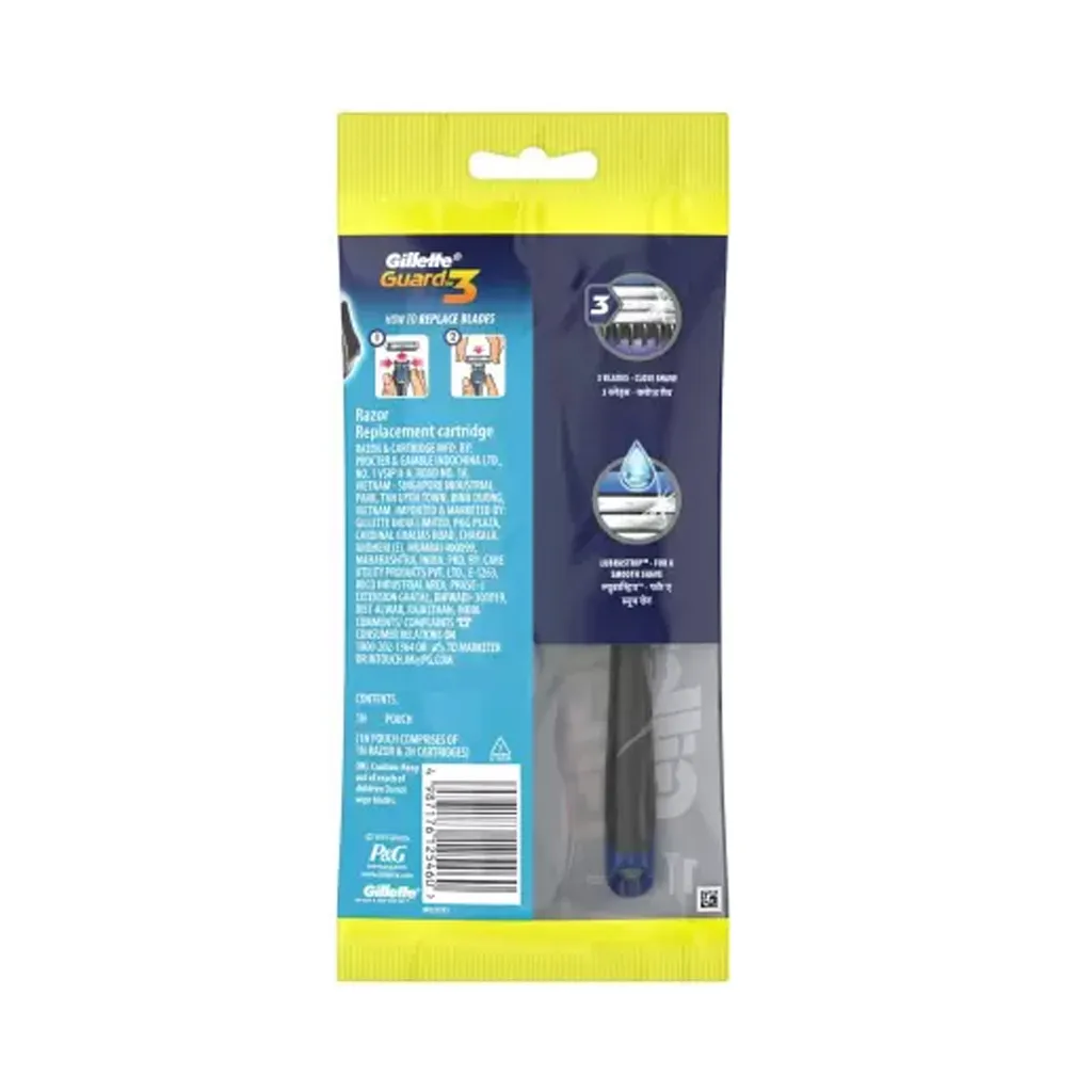 Gillette Guard 3 -1 Handle + 2 Cartridge 1