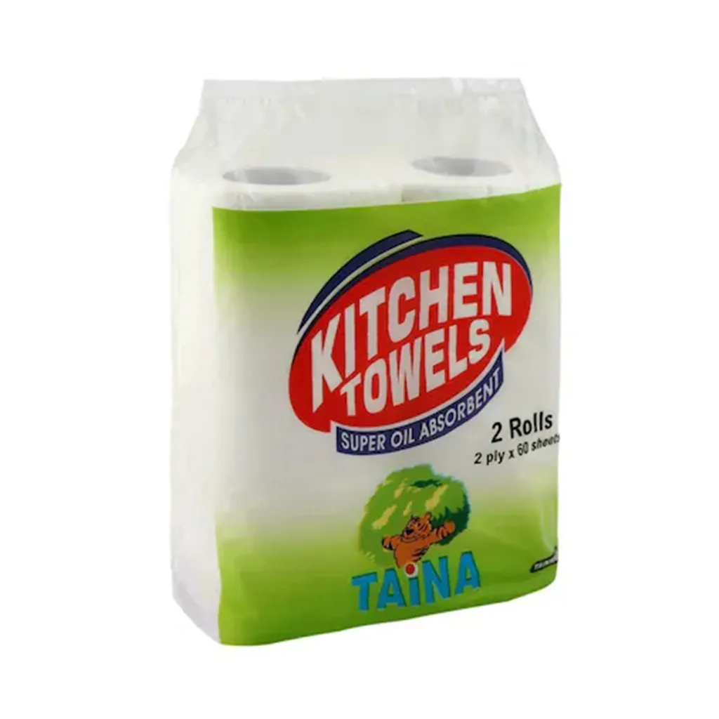 Taina Kitchen Towel 2 Ply 23X20cm-60 Sheets