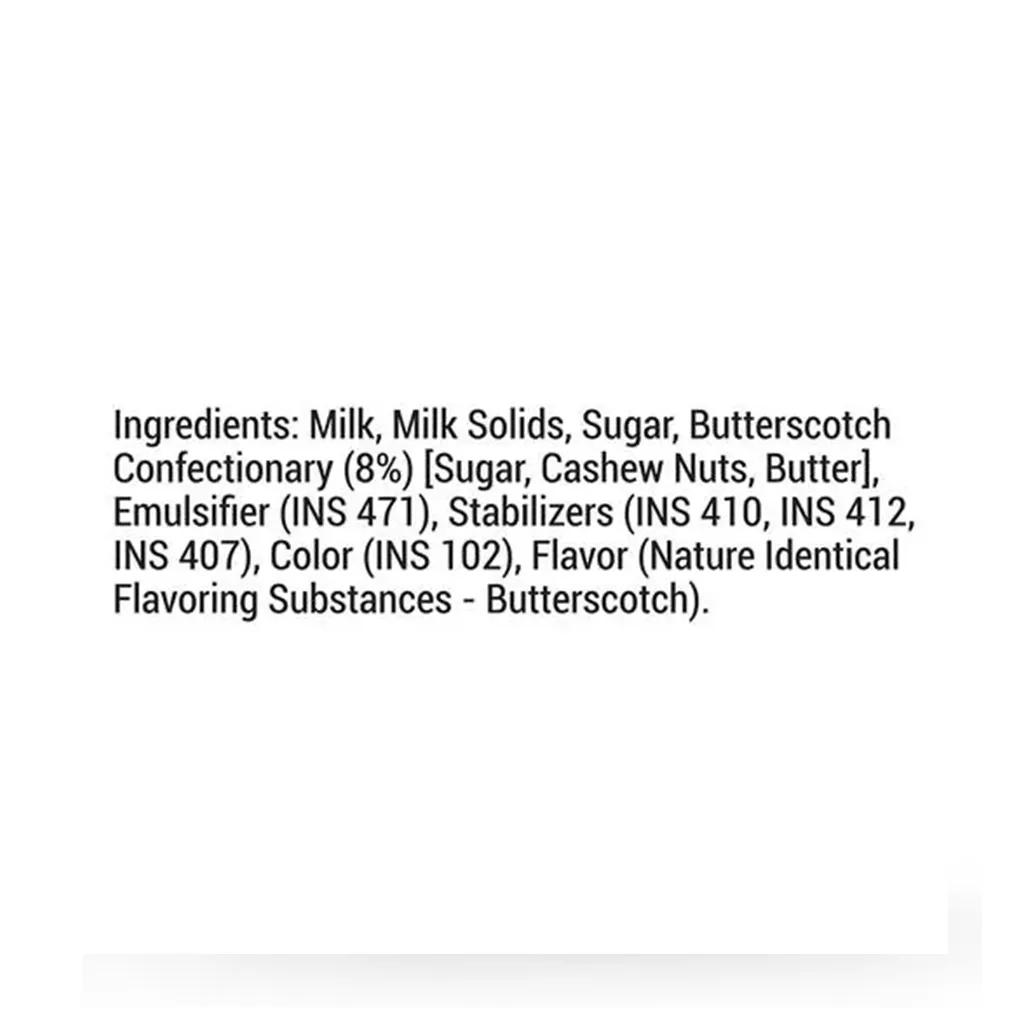 Milky Mist Butterscotch Ice Cream 1