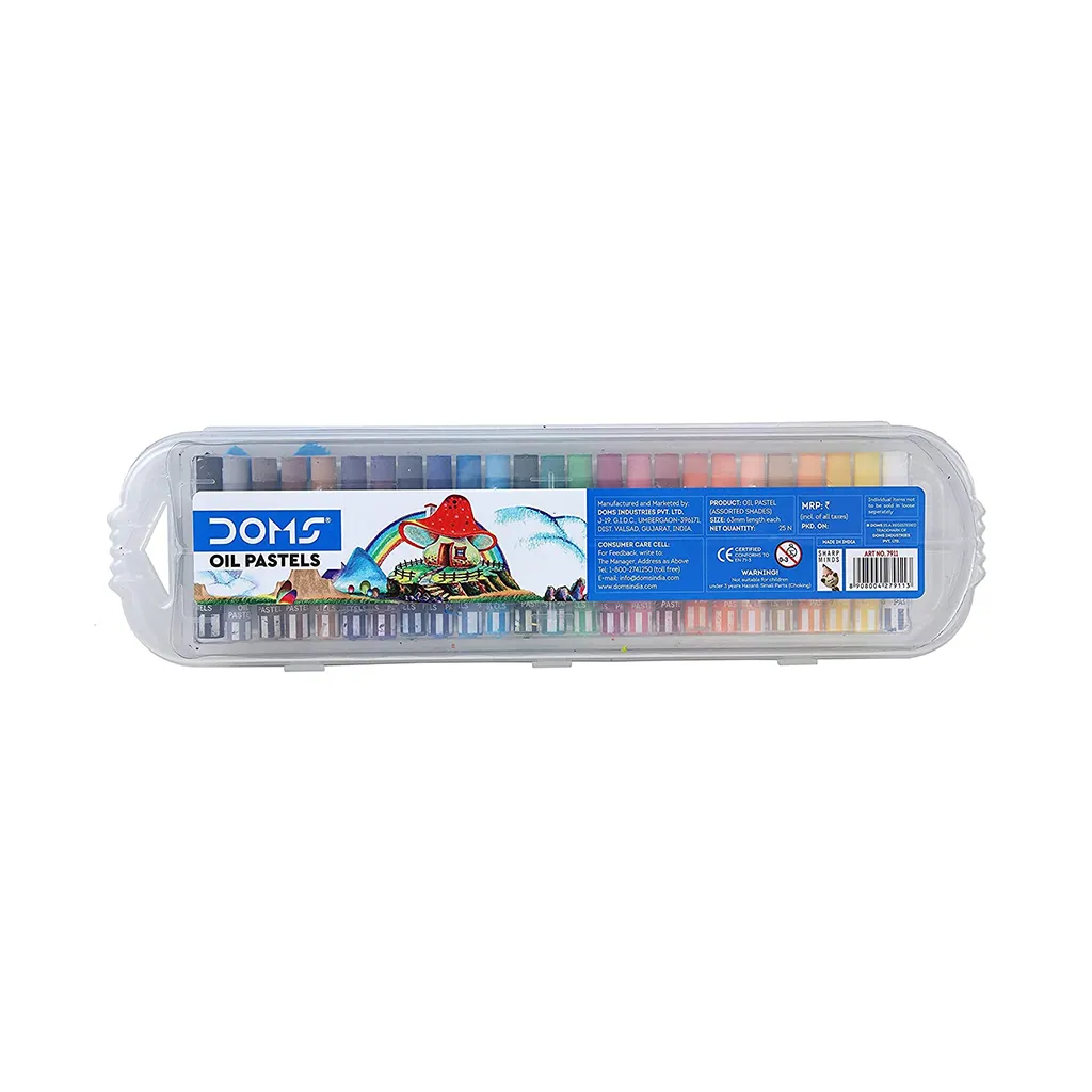 Doms Oil Pastel Plastic Pack - 25 Shades 1