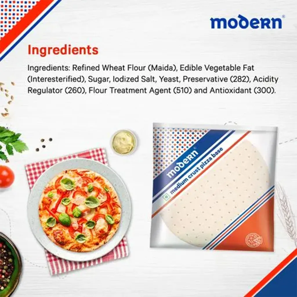Modern Medium Crust Pizza Base 2