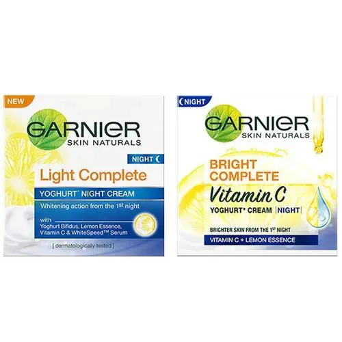 Garnier Men Bright Complete Vitamin C Yoghurt Night Cream
