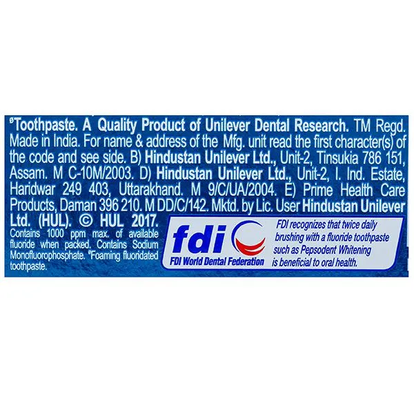 Pepsodent Cavity Protection Whitening Toothpaste 3
