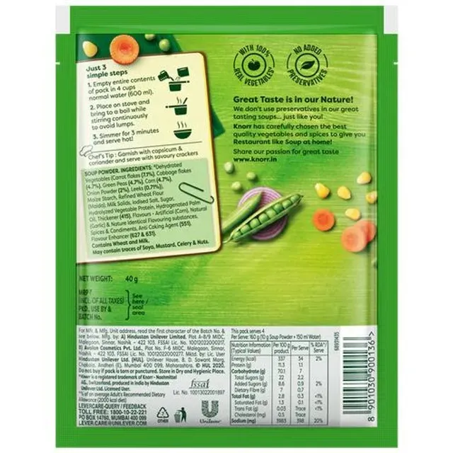 Knorr Mixed Vegetable Soup 1