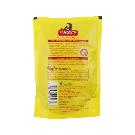 Meera Herbal Hairwash Powder 1