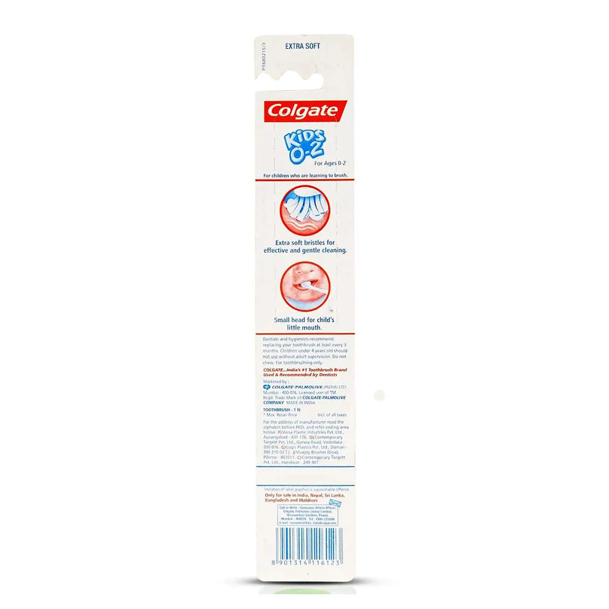 Colgate Kids 0-2 Years Extra Soft Toothbrush 1