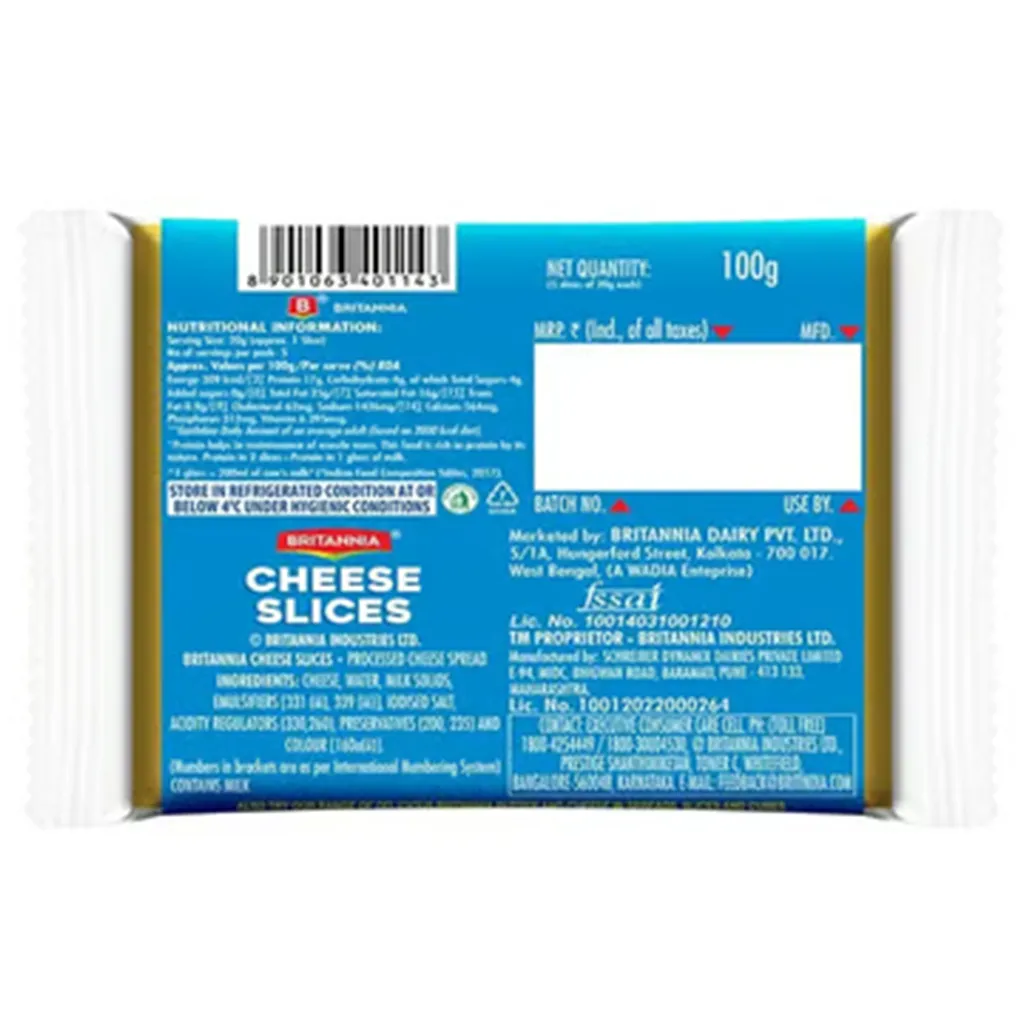 Britannia Cheese Slices 1