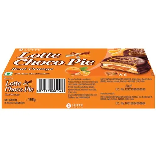 Lotte Choco Pie Real Orange 3