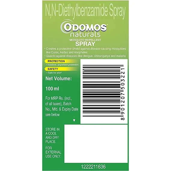 Odomos Mosquito Repellent Spray 1
