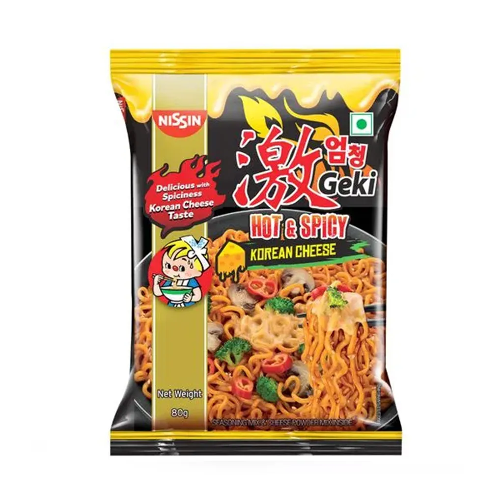 Nissin Hot & Spicy Korean Cheese Noodles
