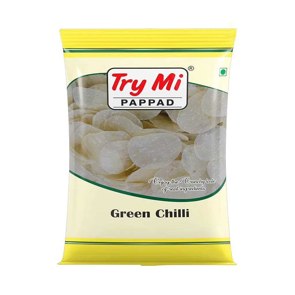 Try Mi Green Chilli Pappad