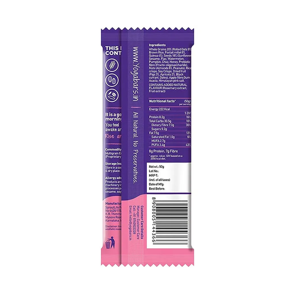 Yoga Bar Apricot Fig Protein Bar 1