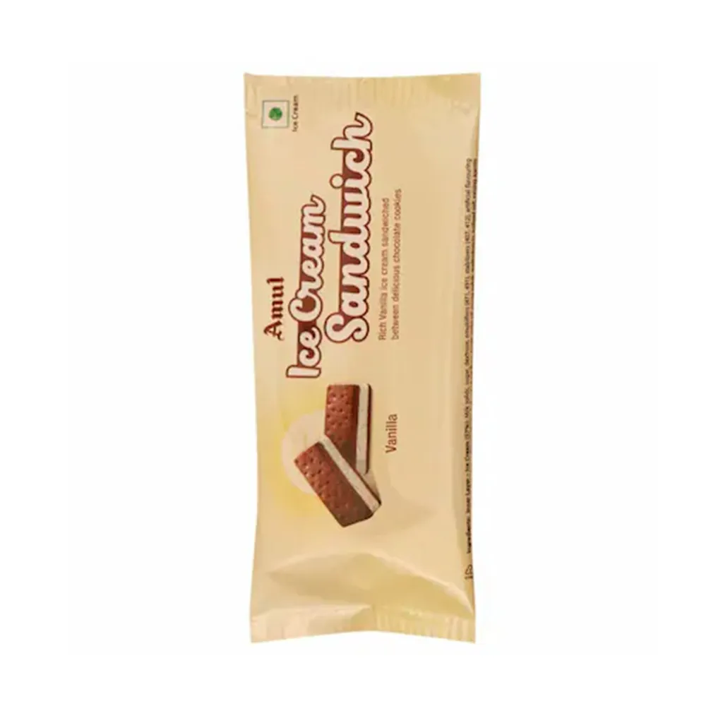 Amul Vanilla Sandwich Ice Cream