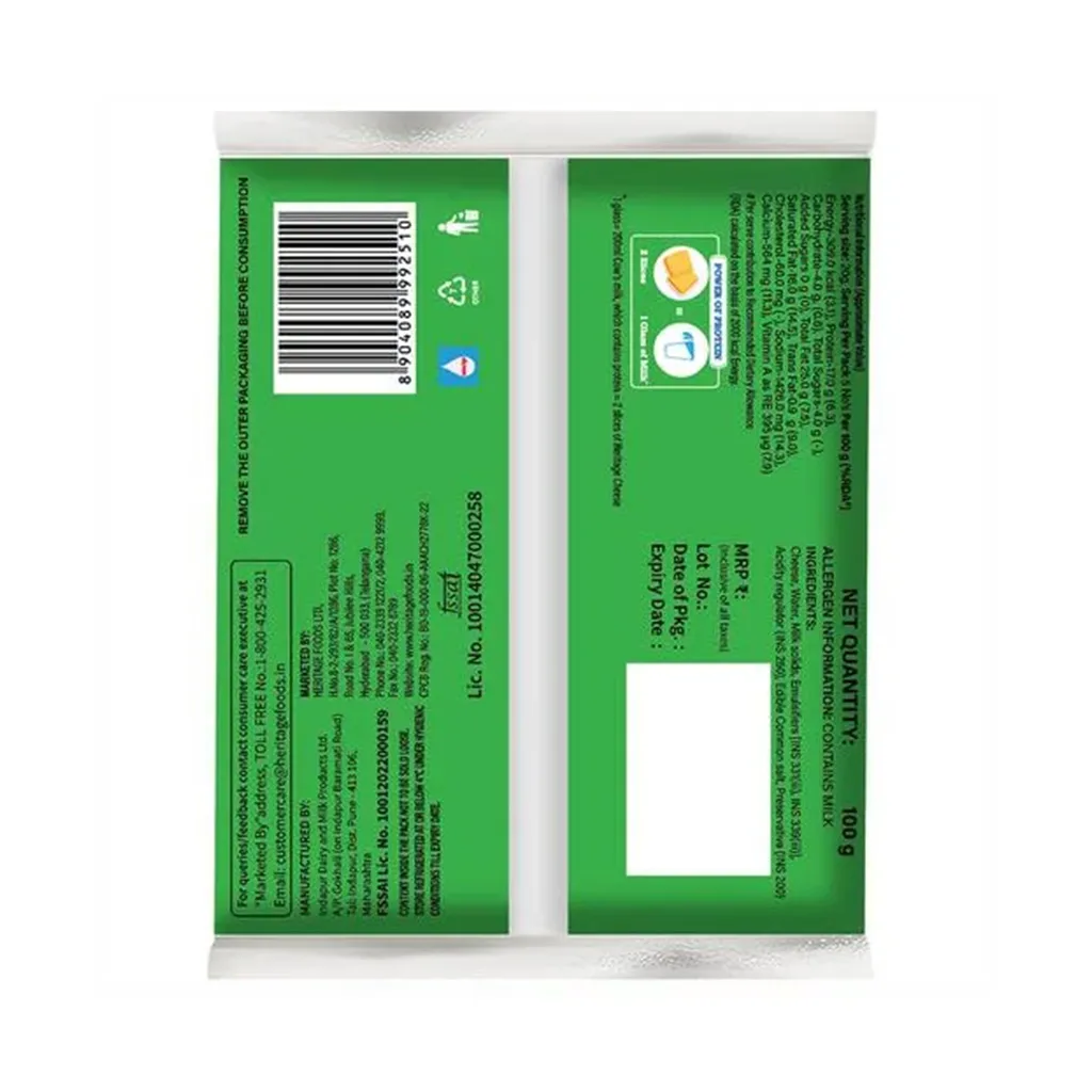 Heritage Cheese Slices 1