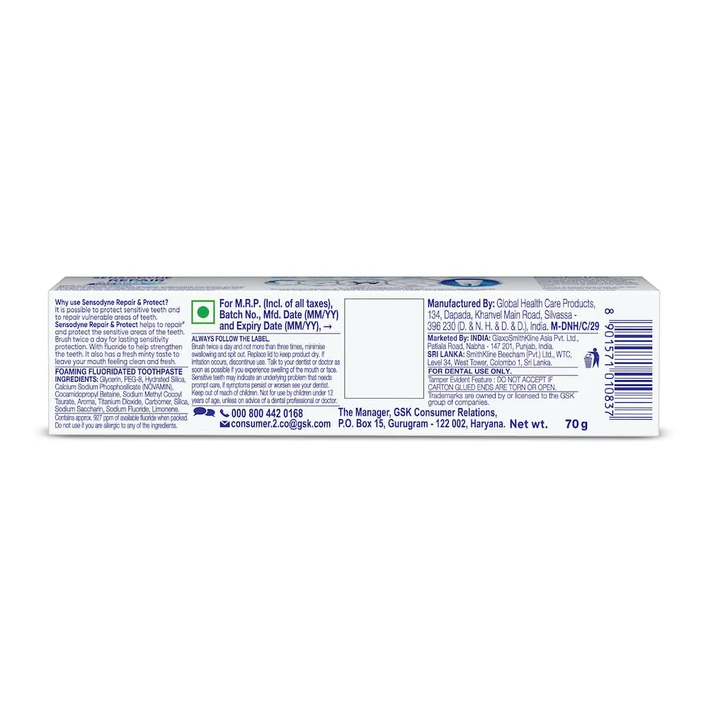 Sensodyne Repair & Protect Toothpaste 1