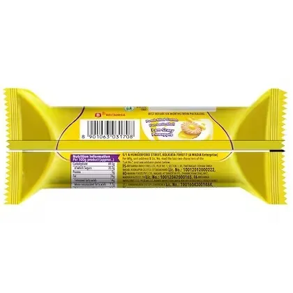 Britannia Treat Crazy Pineapple Cream Biscuits 1