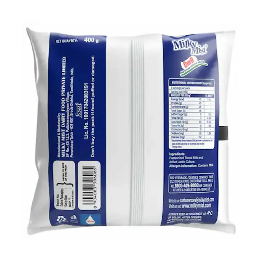 Milky Mist Curd Pouch 1
