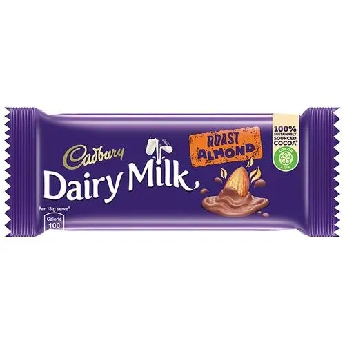 Cadbury Dairy Milk Roast Almond Chocolate Bar 1