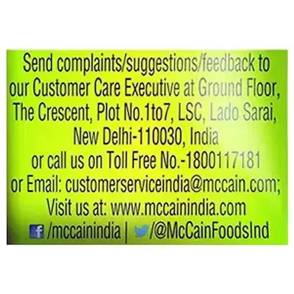 McCains Veggie Fingers 5
