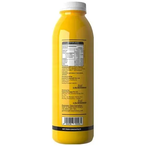 Raw Pressery Orange Juice 1