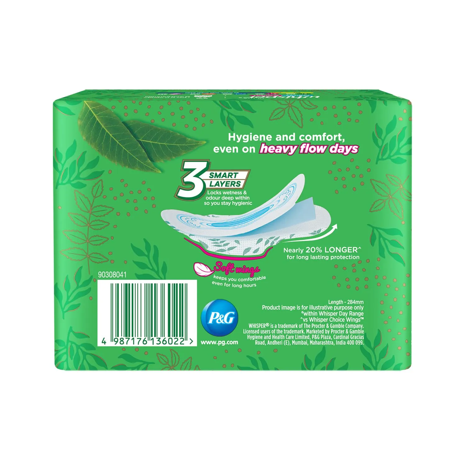 Whisper Ultra Clean XL Sanitary Pads 1