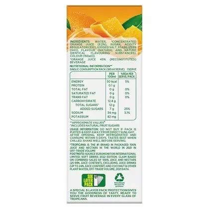 Tropicana Delight Orange Juice 1