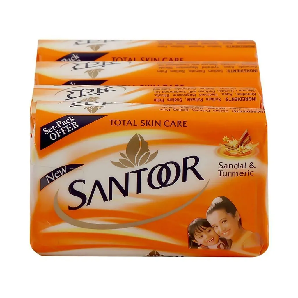 Santoor Sandal & Turmeric Soap - 75 g
