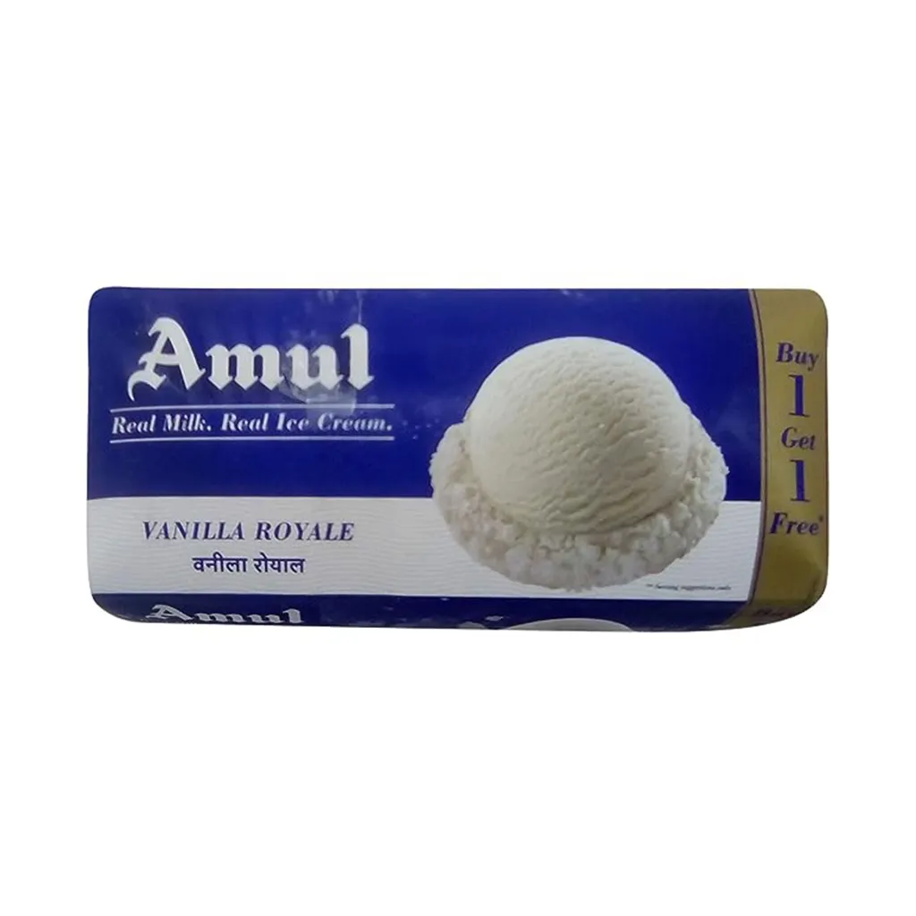 Amul Vanilla Royale Ice Cream - Buy 1 Get 1 Free
