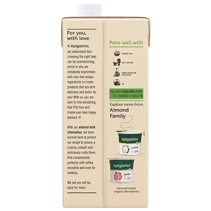 Epigamia Unsweetened Almond Drink 1
