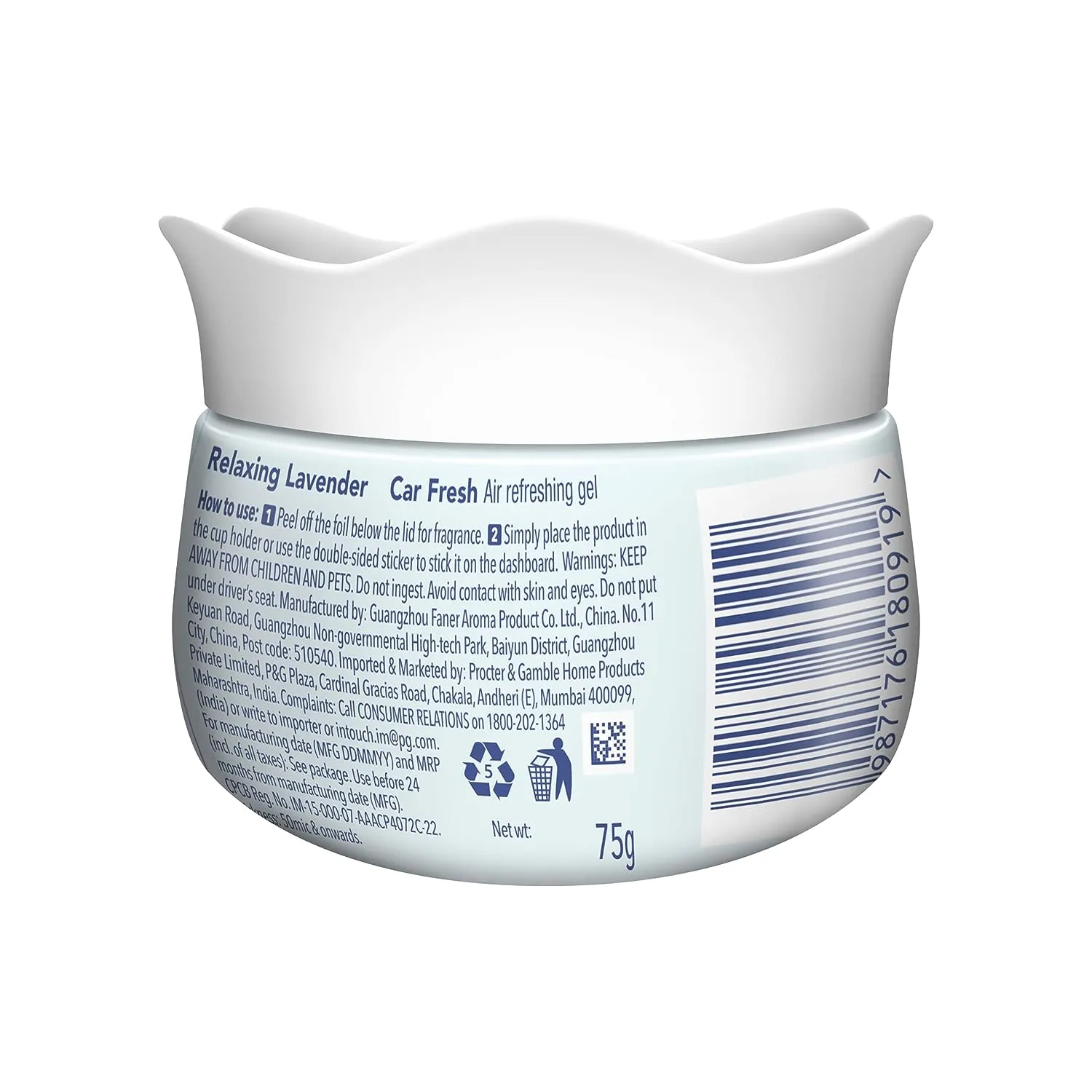 Ambi Pur Relaxing Lavender Car Freshener Gel 1