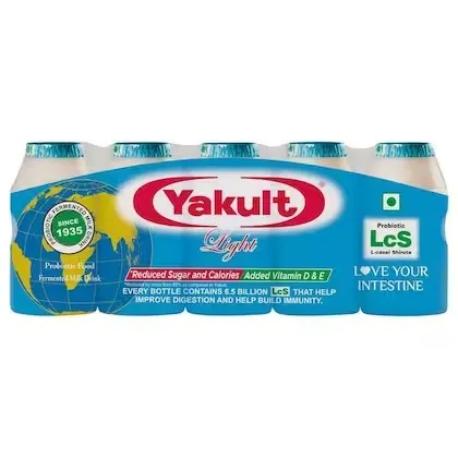 Yakult Light Probiotic Health Drink (Pack of 5)