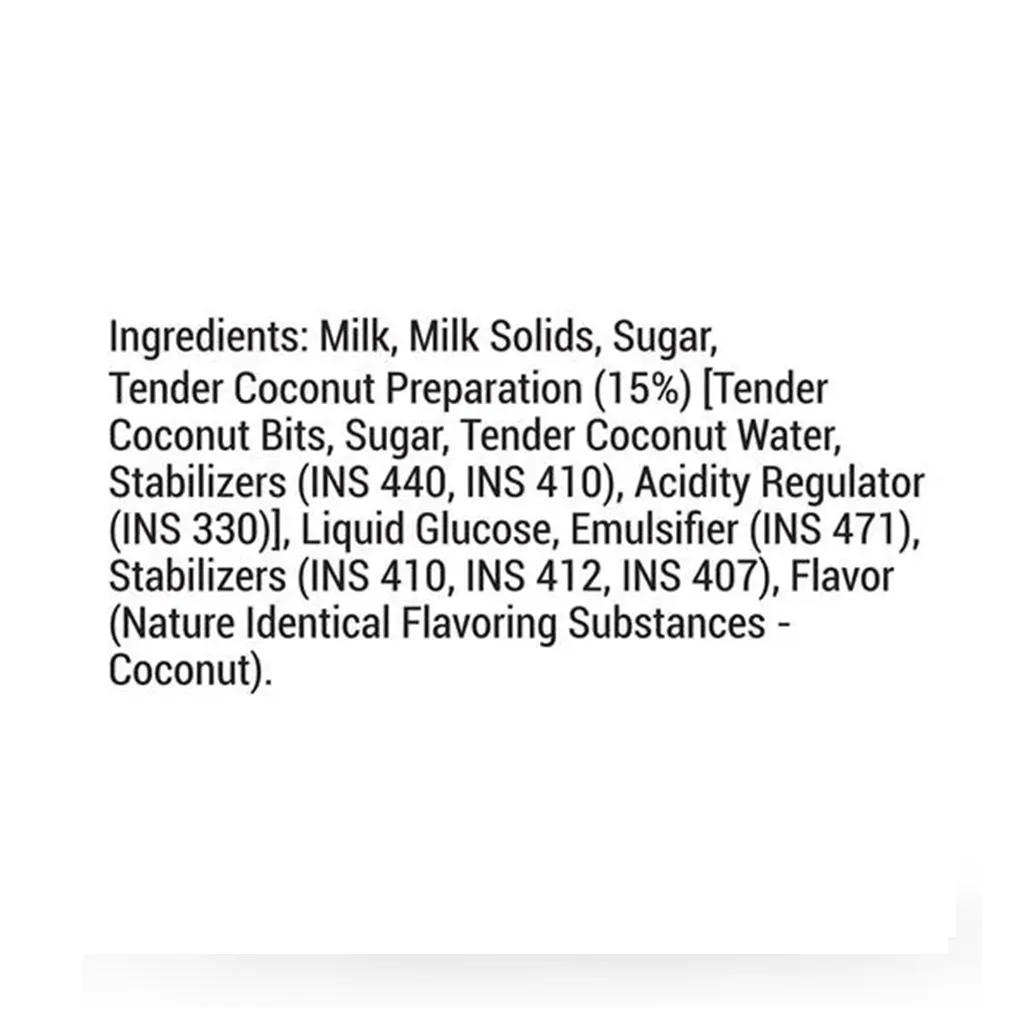 Milky Mist Tender Coconut Ice Cream Tub 1