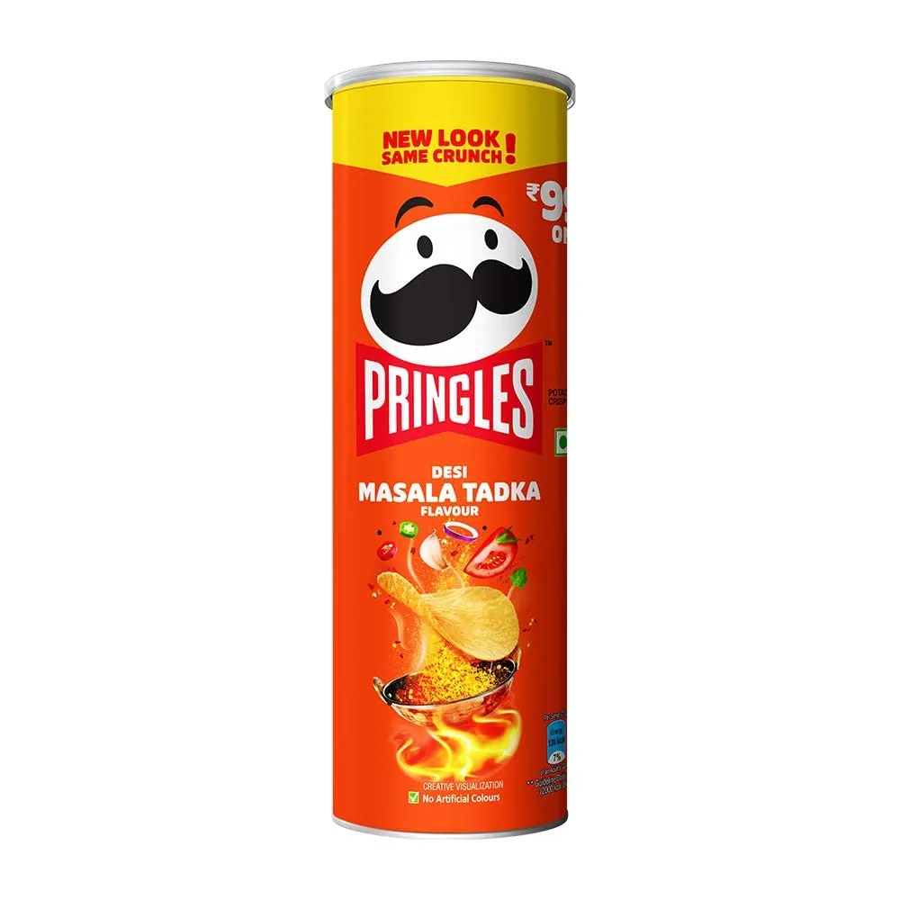 Pringles Desi Masala Tadka Flavoured Potato Chips