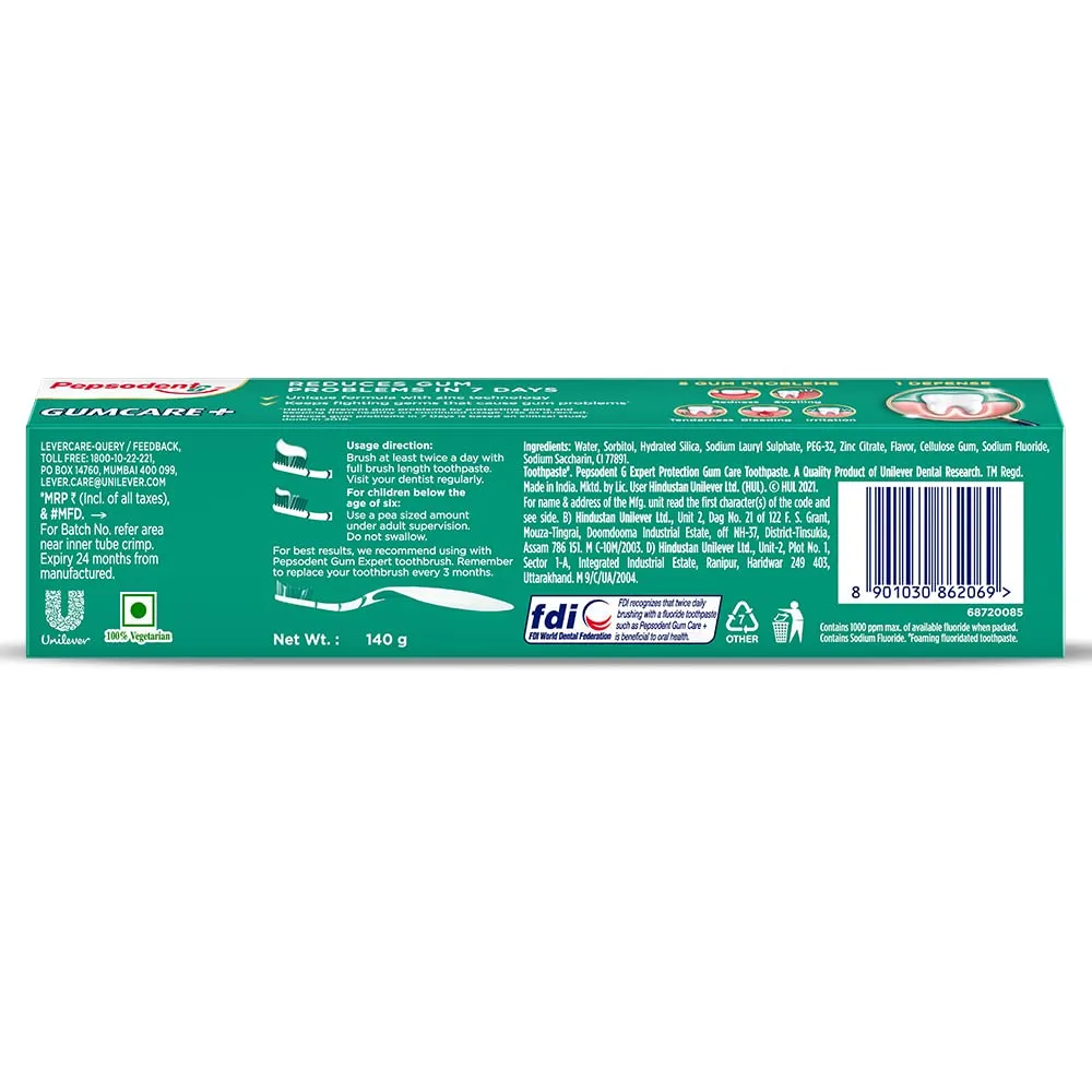 Pepsodent Expert Protection Gumcare+ Toothpaste 2