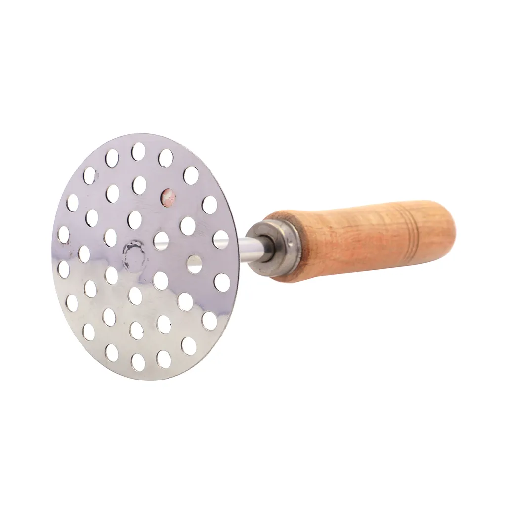 Pratha Wooden Handle Potato Masher No.3 1