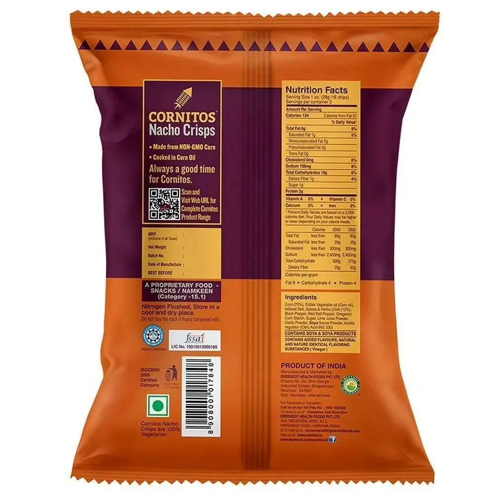 Cornitos Peri Peri Nacho Crisps 1