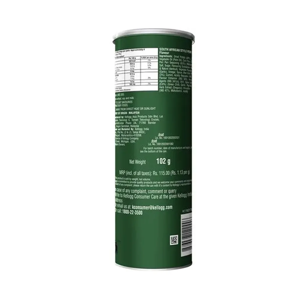 Pringles South African Style Peri Peri Flavour Potato Chips 1