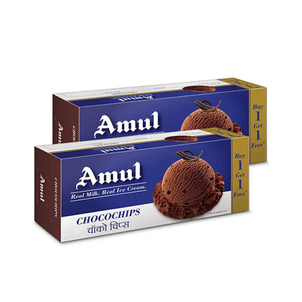 Amul Chocochips Ice Cream - Buy 1 Get 1 Free
