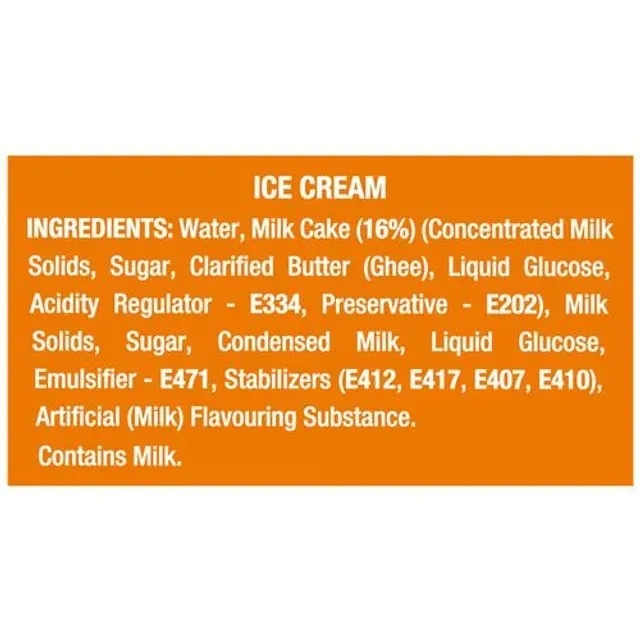 Kwality Walls Milk Cake Ice Cream Tub 2