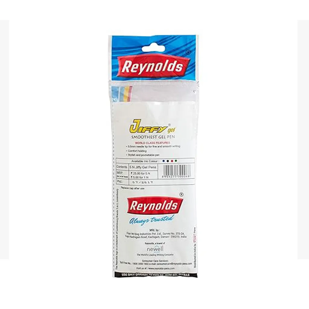 Reynolds Jiffy Black Gel Pen 1