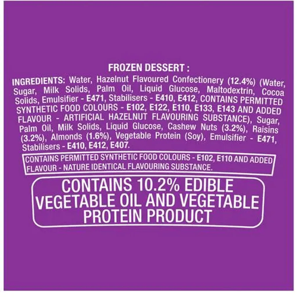 Kwality Walls Fruit & Nut Ice Cream Tub 2
