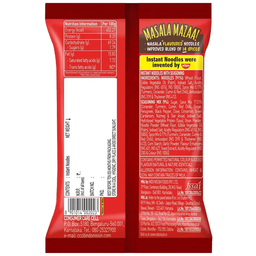 Top Ramen Masala Noodles 1