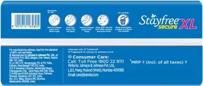 Stayfree Secure Cottony - XL Sanitary Pads 2