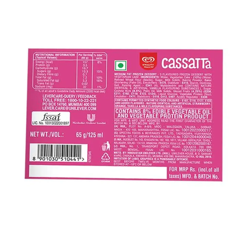Kwality Walls Cassatta Ice Cream 1