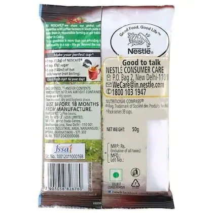 Nescafe Classic Coffee Powder Pouch 3