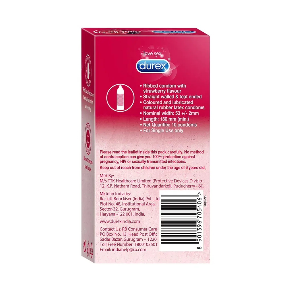 Durex Wild Berry Condoms 1