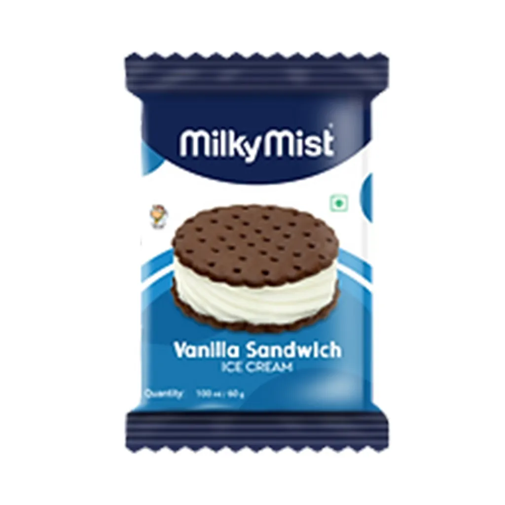 Milky Mist Sandwich Vanilla Ice Cream