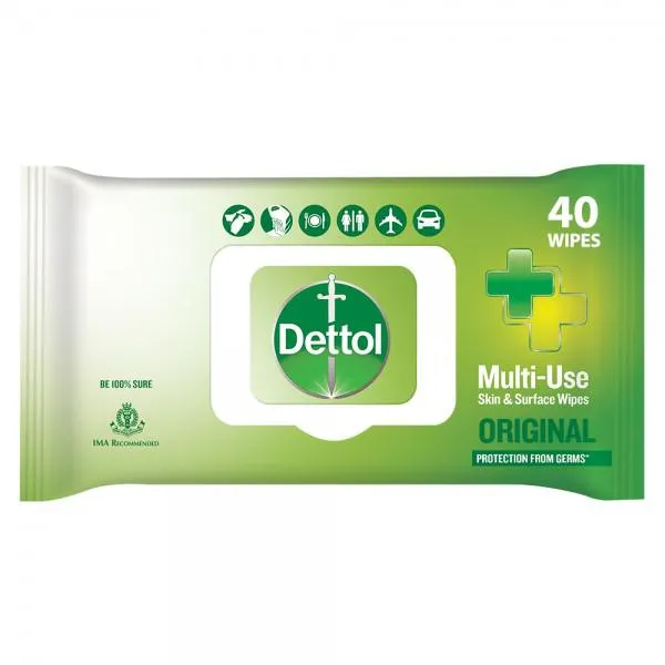 Dettol Multi-Use Skin & Surface Wipes