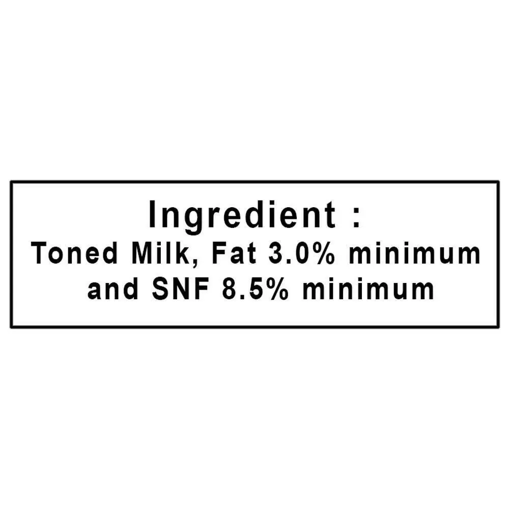 Amul Taaza Homogenised Toned Milk Tetra Pack 7