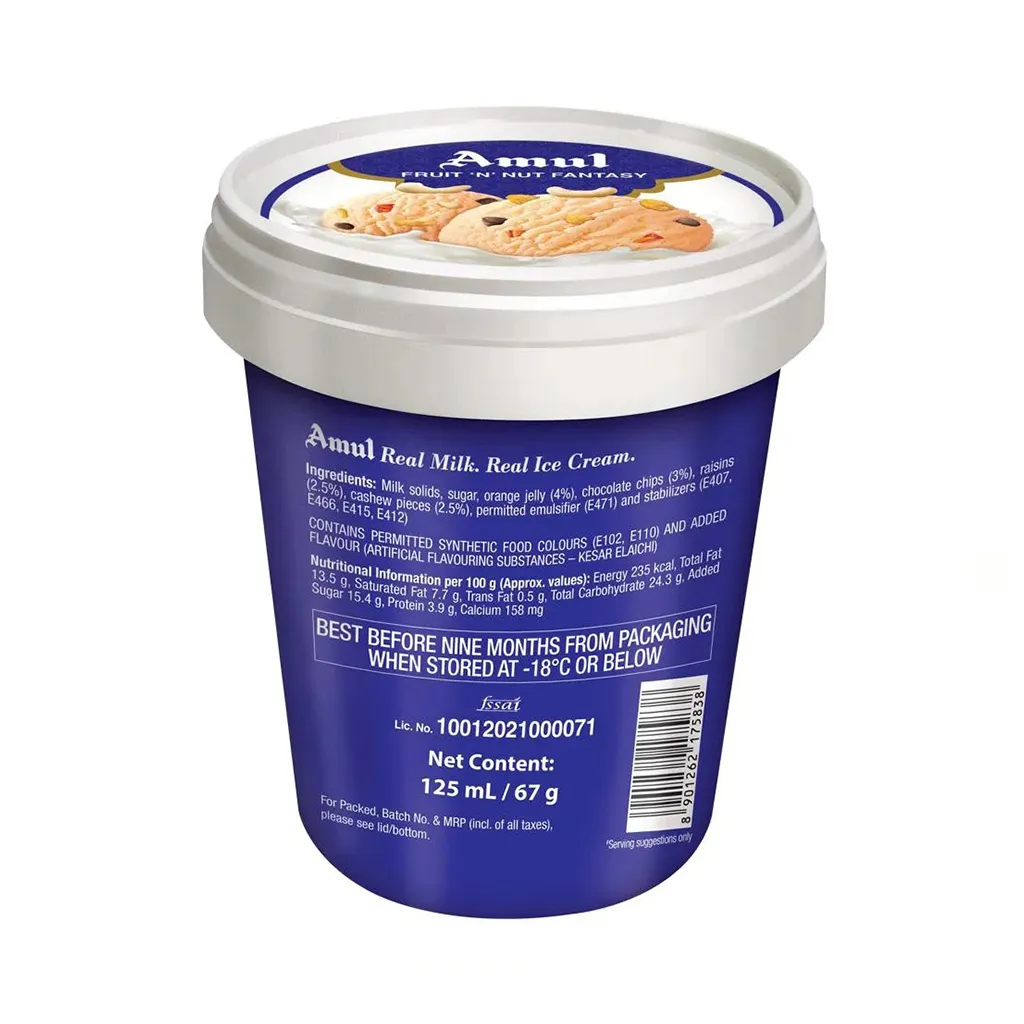 Amul Fruit & Nut Fantasy Ice Cream 1